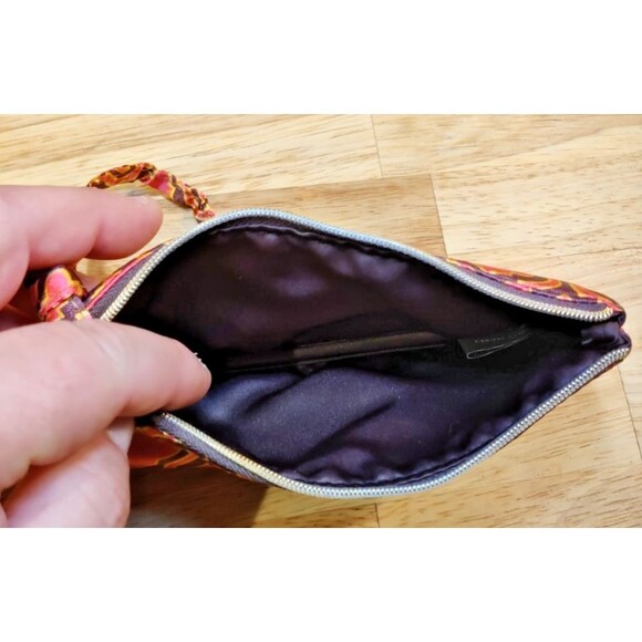 Victoria's Secret Angel Brown Faux Suede Tote Handbag Matching Pink Satin Pouch - Picture 13 of 13